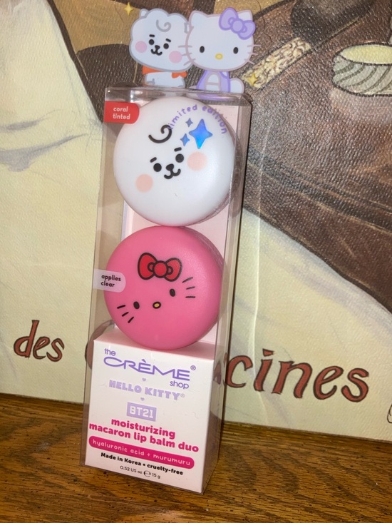 The Creme Shop Other - The Crème Shop x Hello Kitty x BT21 Moisturizing Macaron Lip Balm Duo-
L Ltd Ed